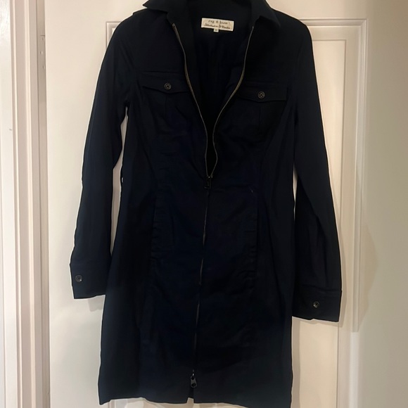 Rag and bone navy blue cotton dress - Picture 4 of 9